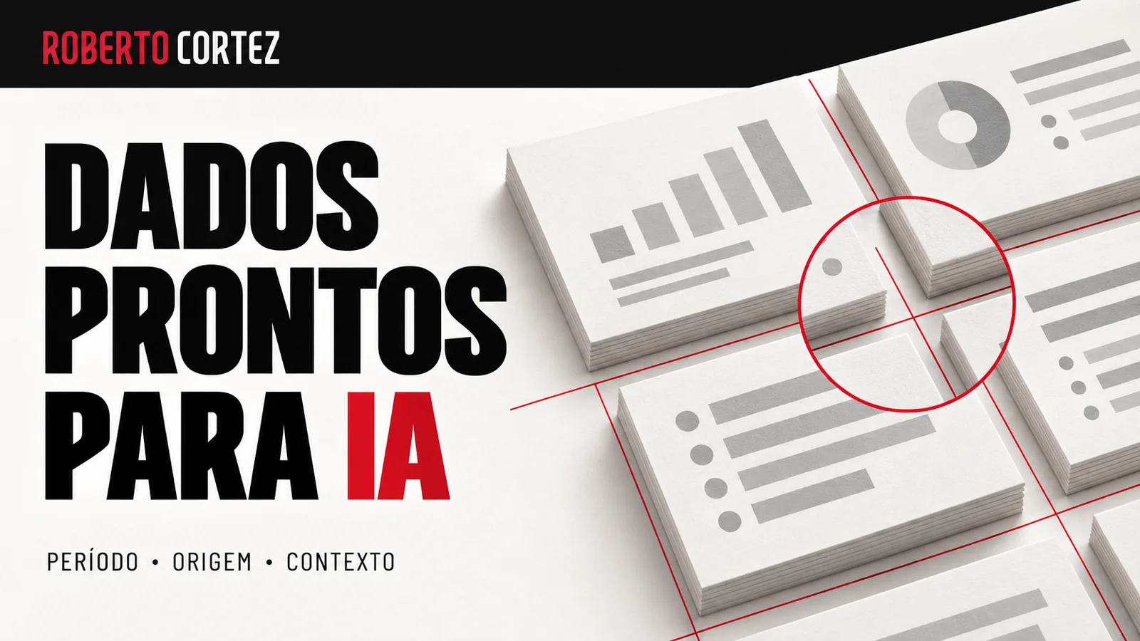 Capa editorial: Análise de dados com IA para negócios
