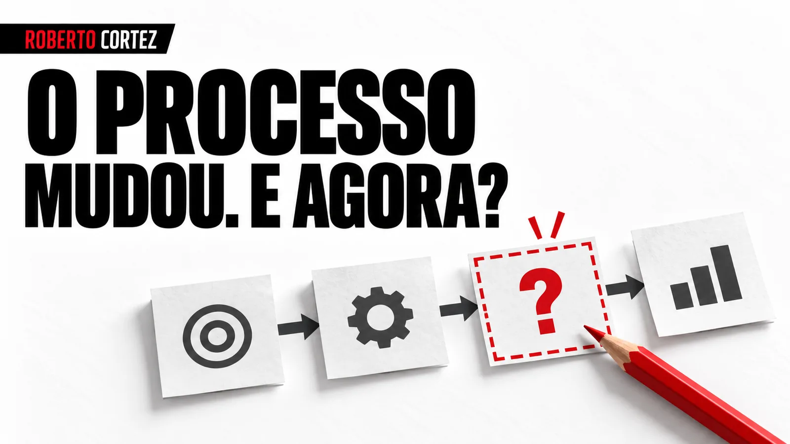O processo mudou: identificar a etapa que precisa de revisão