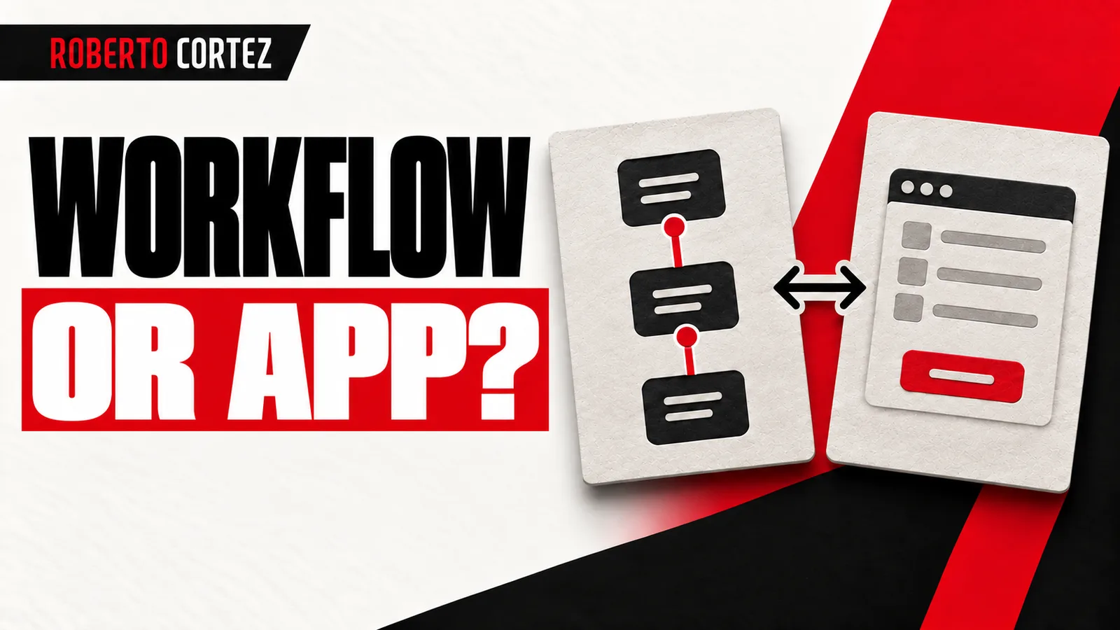 Workflow or app: compare the structure the process needs