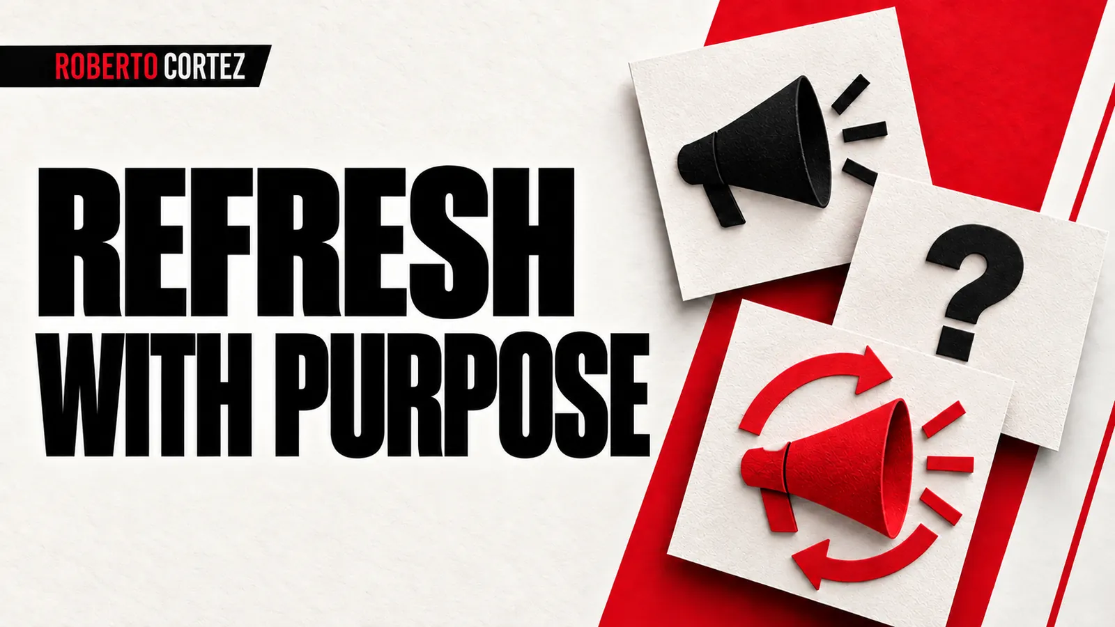 Refreshing advertising creative with purpose and new hypotheses
