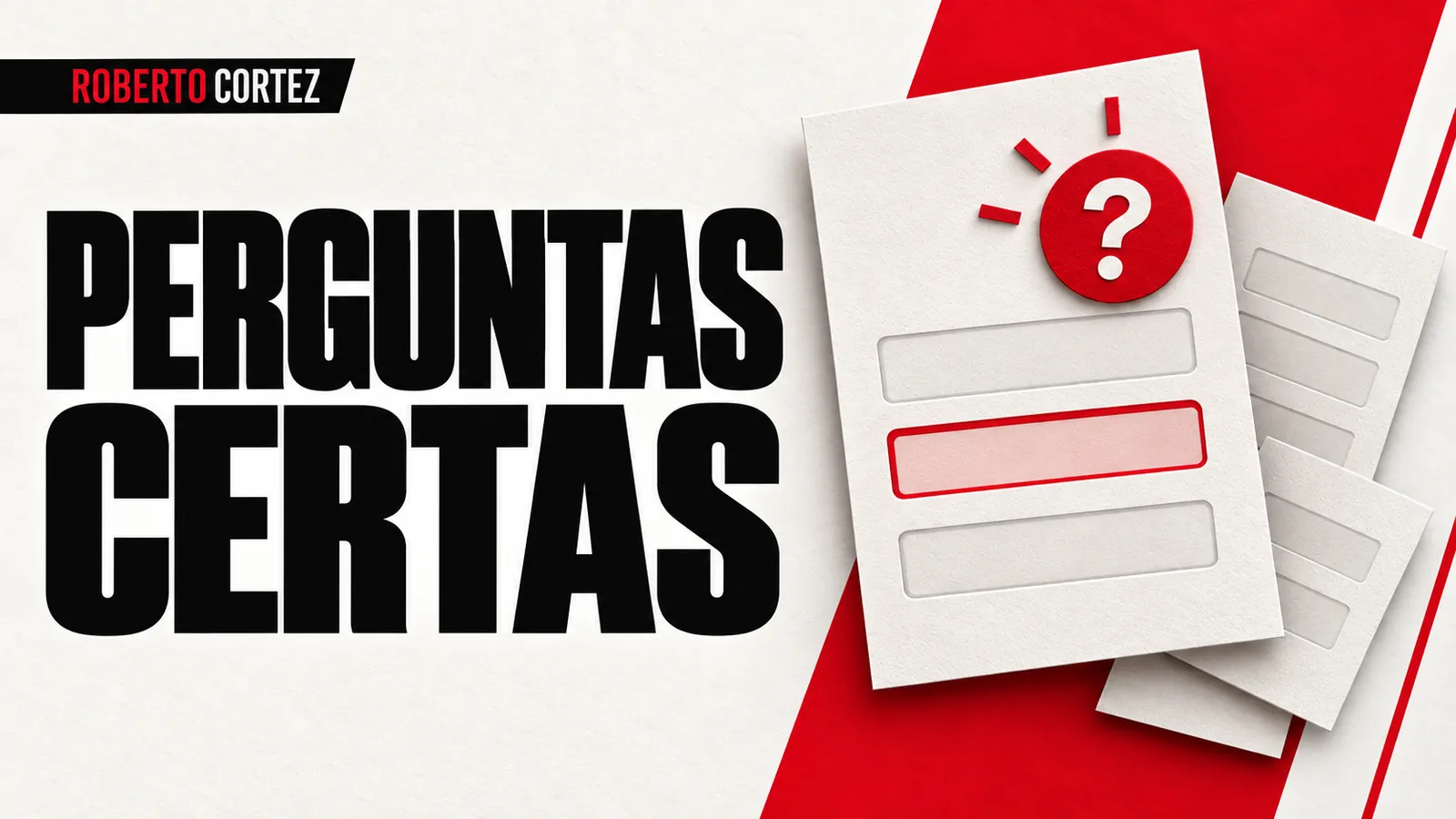 Perguntas certas: um formulário com campos selecionados para o primeiro contacto.