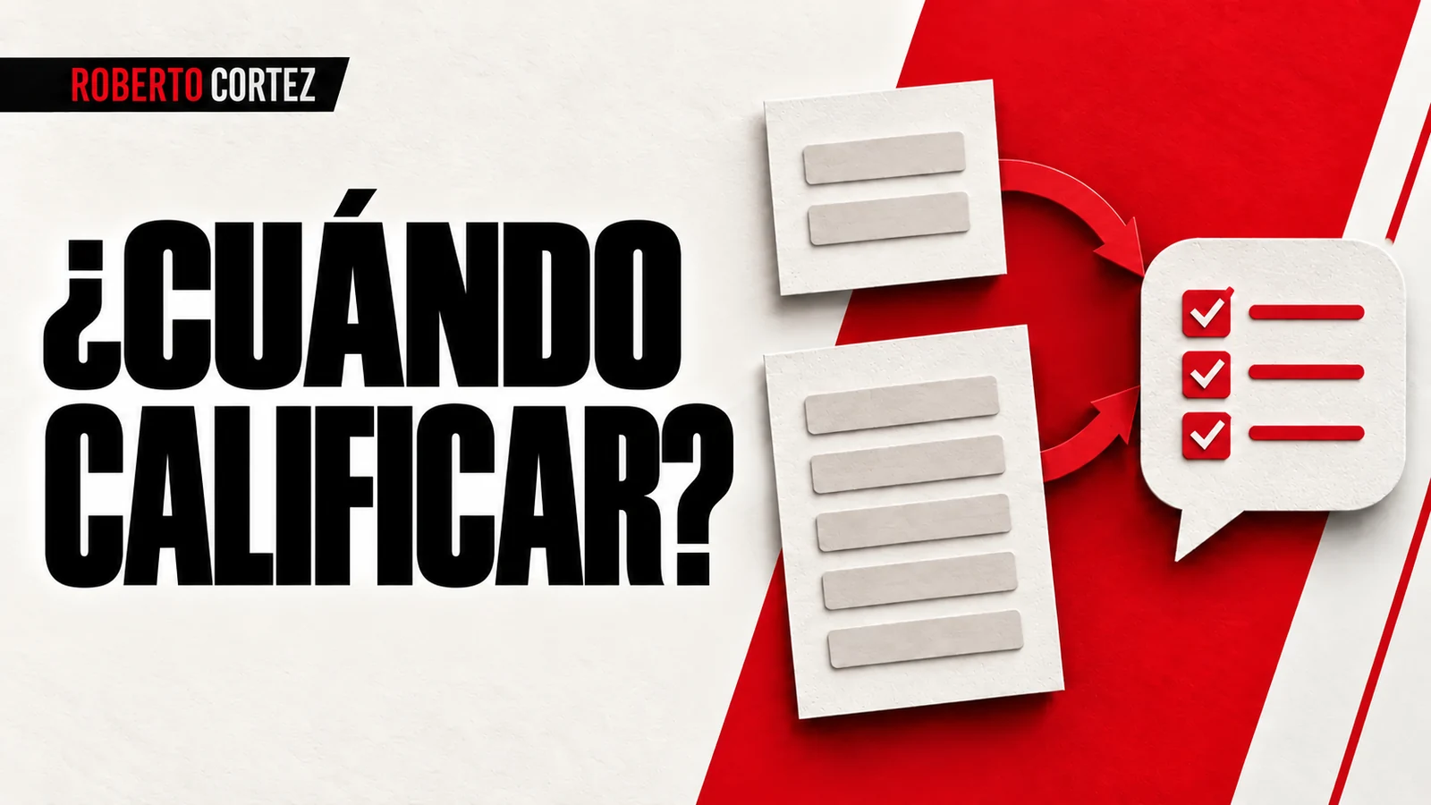 Cuándo cualificar: formularios con distintos niveles de detalle conducen a una conversación