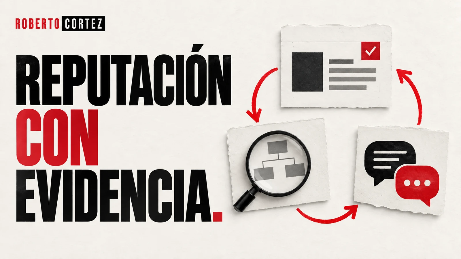 Reputación con evidencia: trabajo demostrable, explicación y conversación