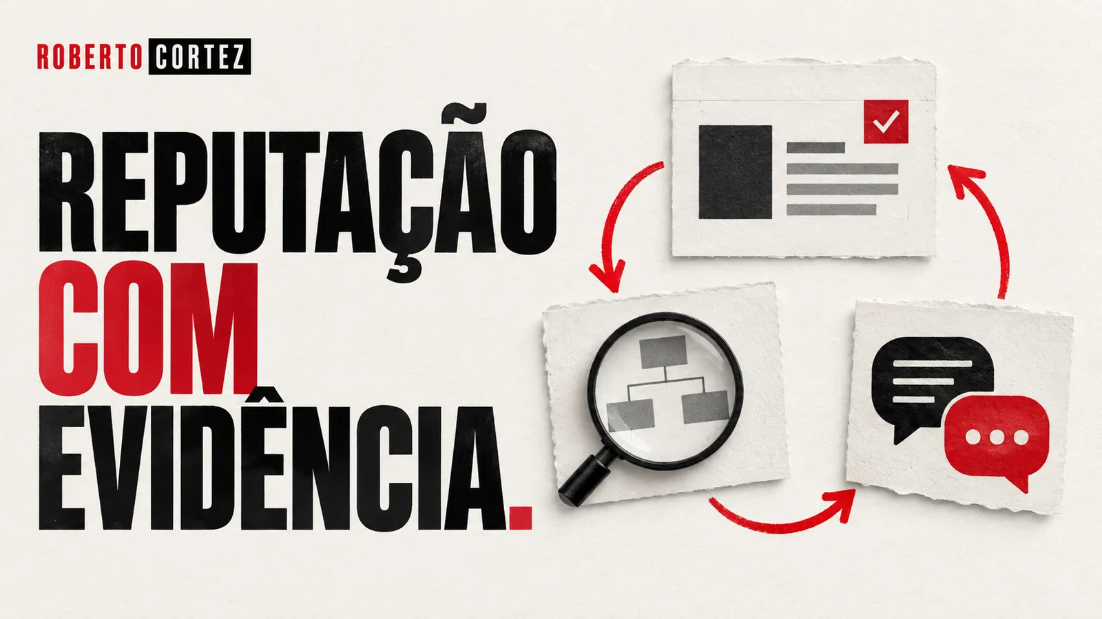 Reputação com evidência: trabalho demonstrável, explicação e conversa