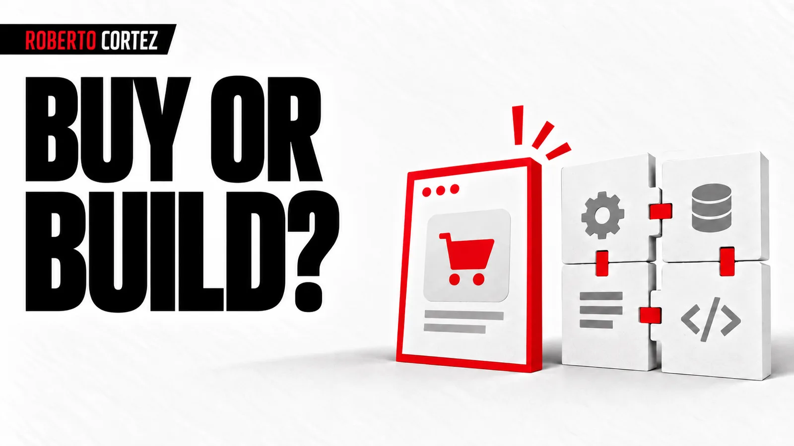 Buy or build software: two options for a business requirement