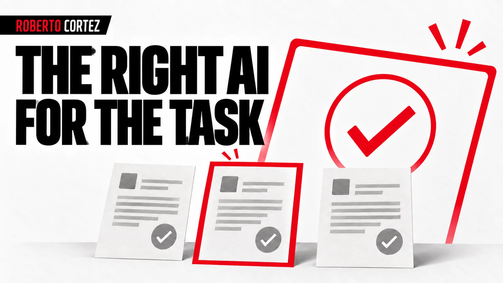 Editorial cover: How I choose an AI model for a business task