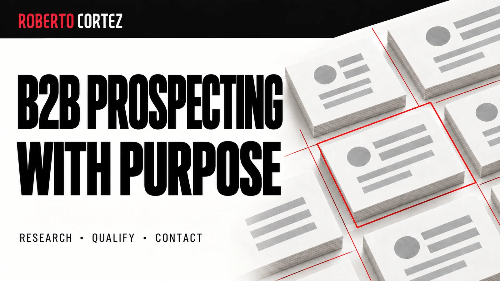 Editorial cover: AI in B2B prospecting: how to qualify opportunities before reaching out