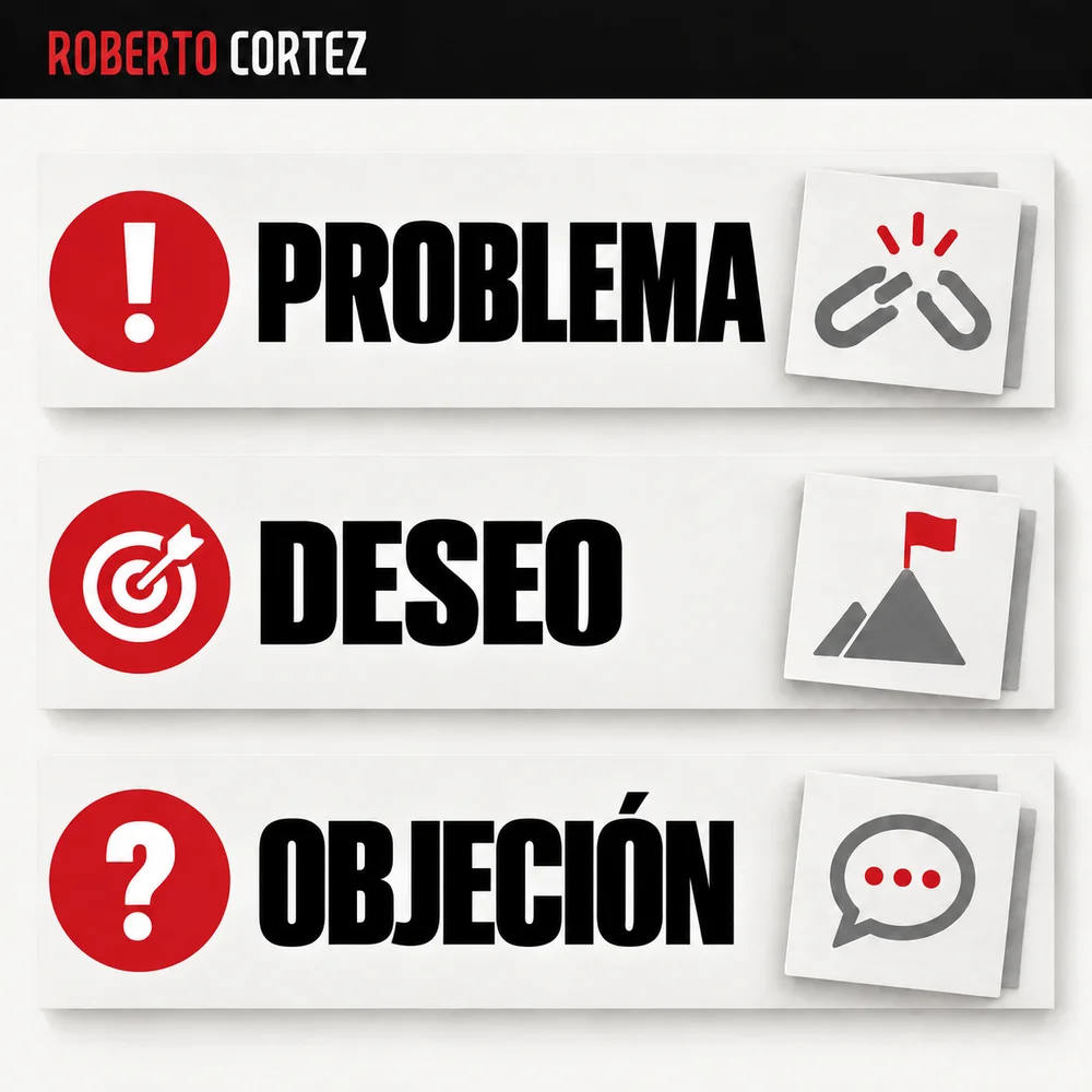 PROBLEMA, DESEO, OBJECIÓN