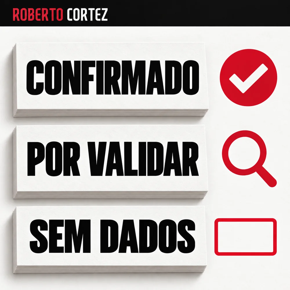 CONFIRMADO, POR VALIDAR, SEM DADOS