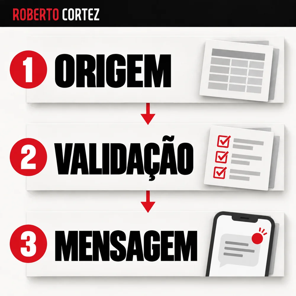 O relatório precisa de um percurso verificável: origem dos dados, validação e mensagem. Se a recolha falhar, assinala a falha em vez de apresentar zeros como resultados.