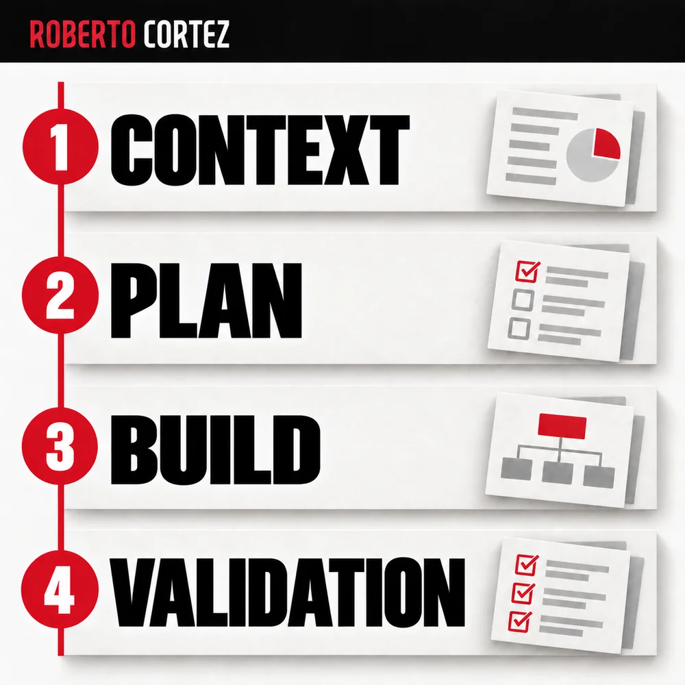 CONTEXT, PLAN, BUILD, VALIDATION