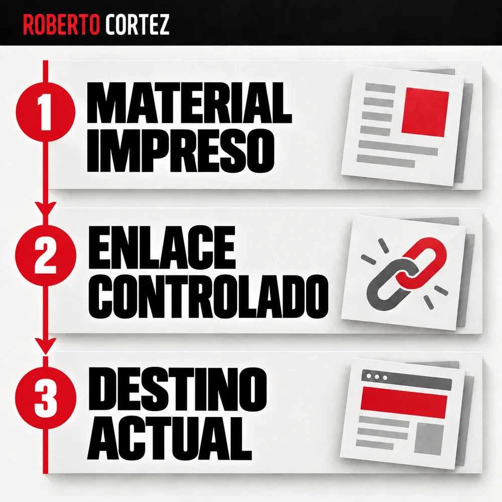 MATERIAL IMPRESO, ENLACE CONTROLADO, DESTINO ACTUAL