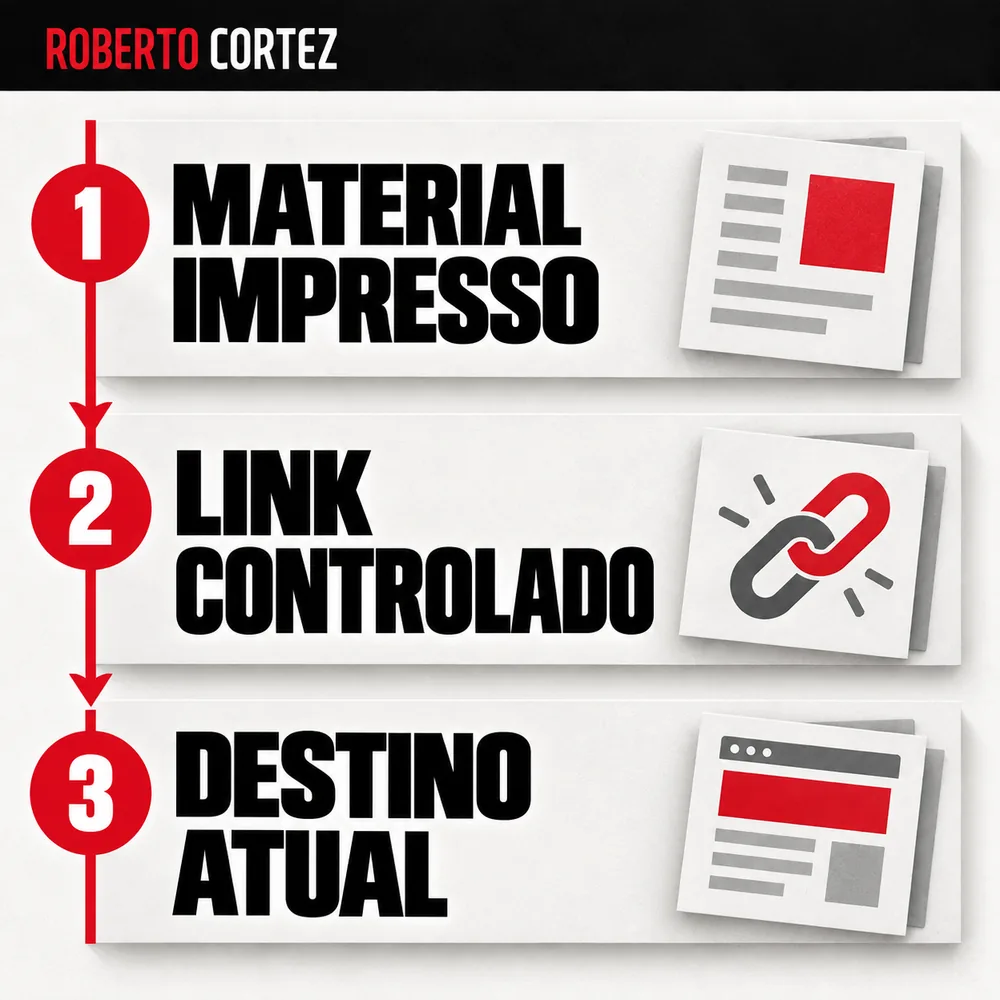 MATERIAL IMPRESSO, LINK CONTROLADO, DESTINO ATUAL