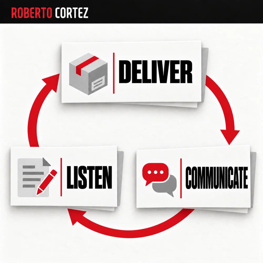 DELIVER, COMMUNICATE, LISTEN