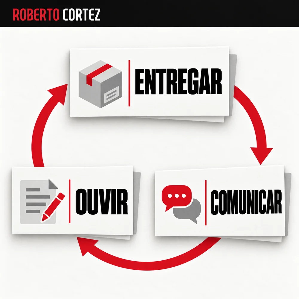 ENTREGAR, COMUNICAR, OUVIR