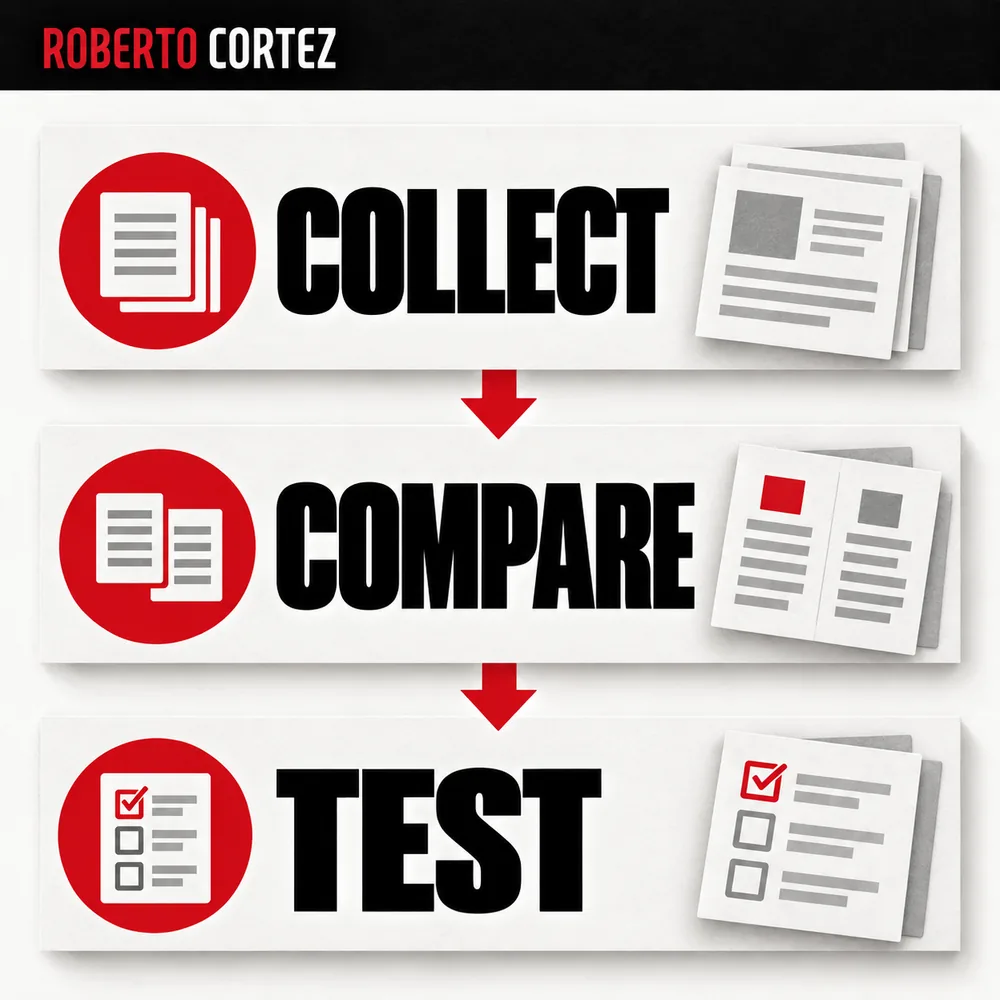 COLLECT, COMPARE, TEST