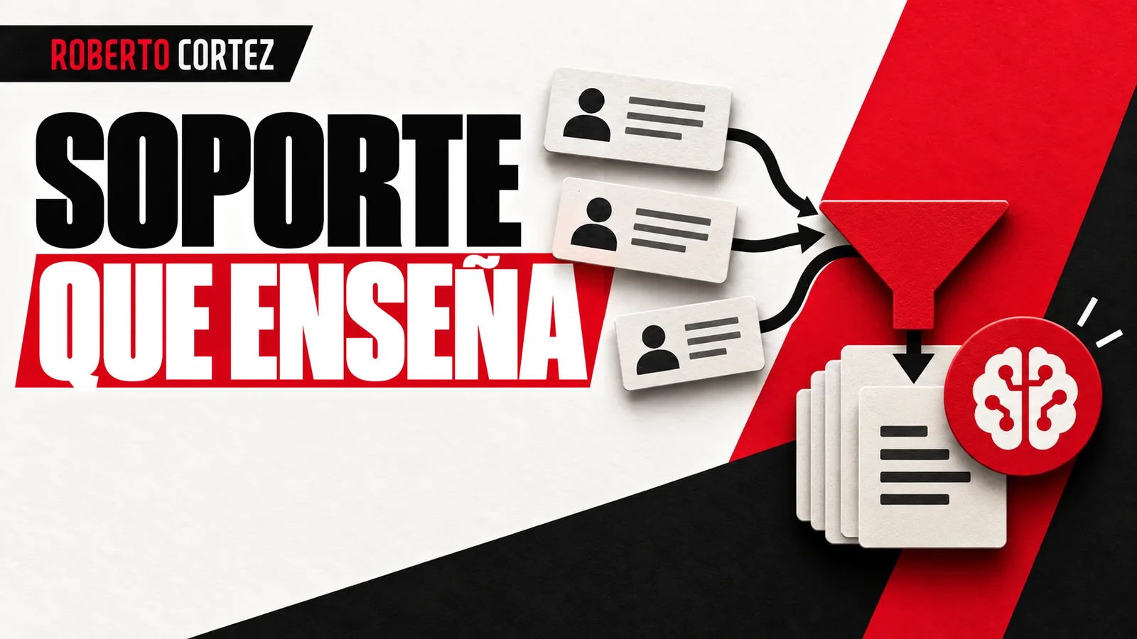 Cómo convertir respuestas de soporte en una base de conocimiento útil para la IA