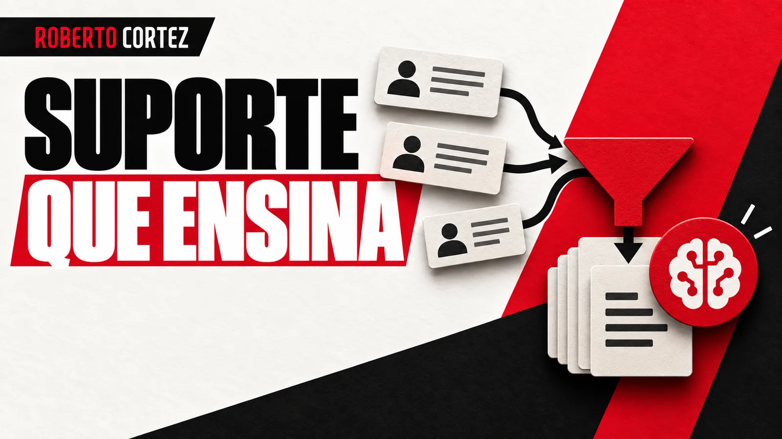 Como transformar respostas de suporte numa base de conhecimento útil para IA