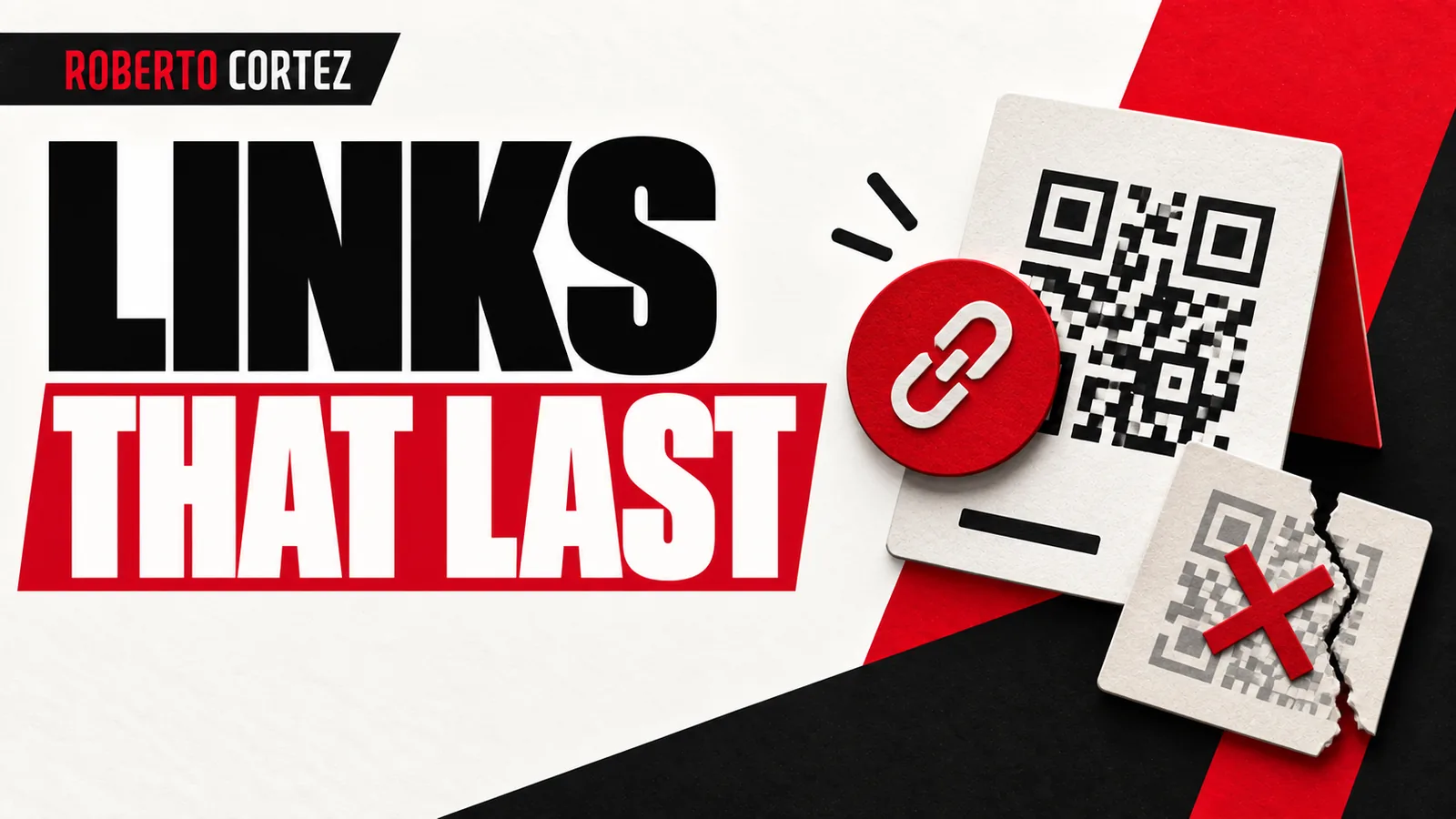 Dynamic QR codes in presentations: what I use to avoid losing links after printing