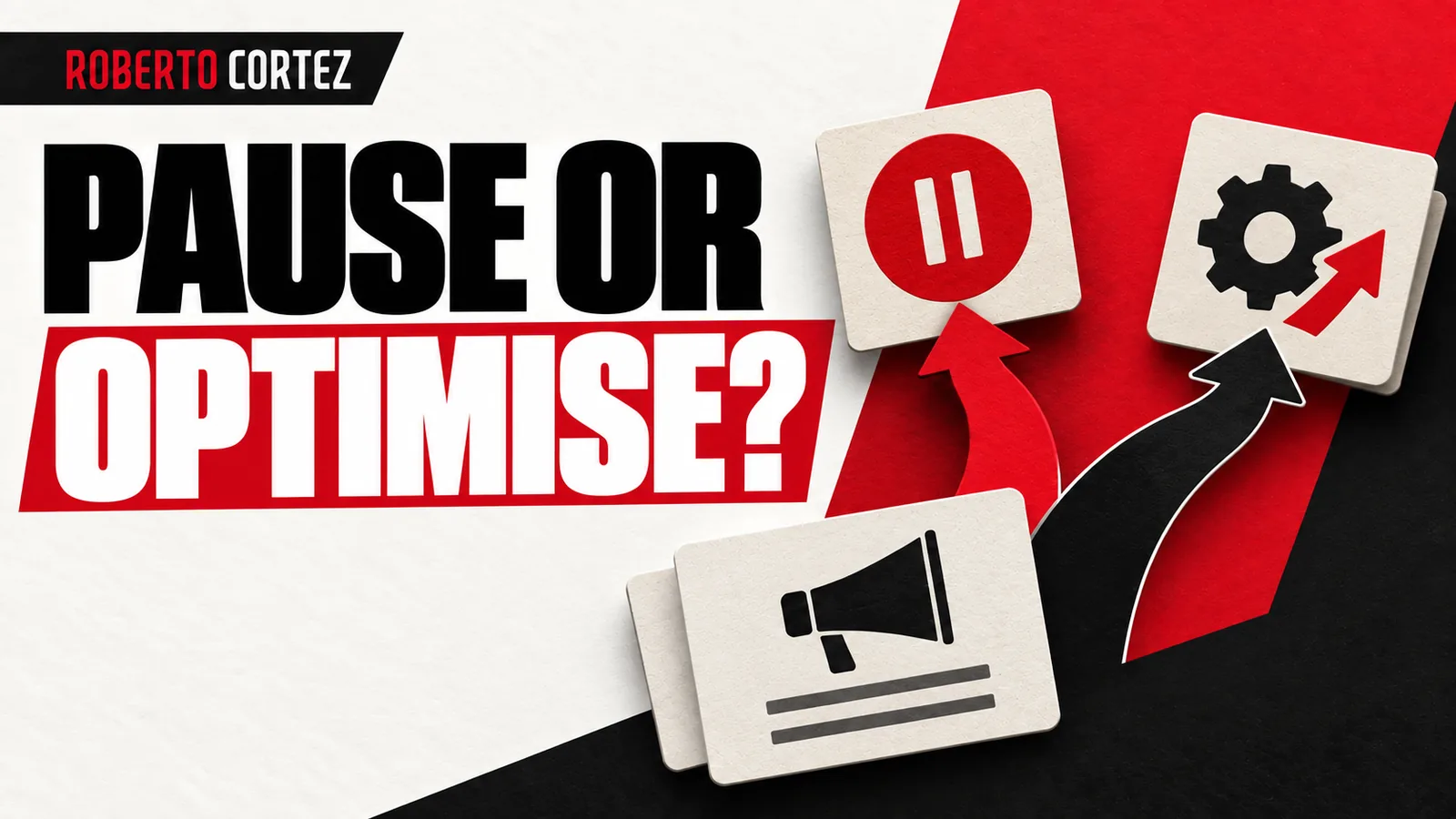 What signals I look for before pausing or optimising an ad