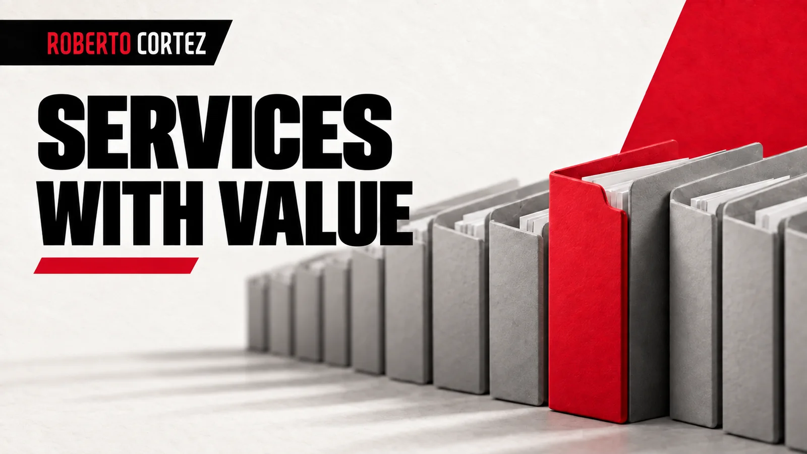 Editorial cover: How to sell services in a market where everyone seems to do the same