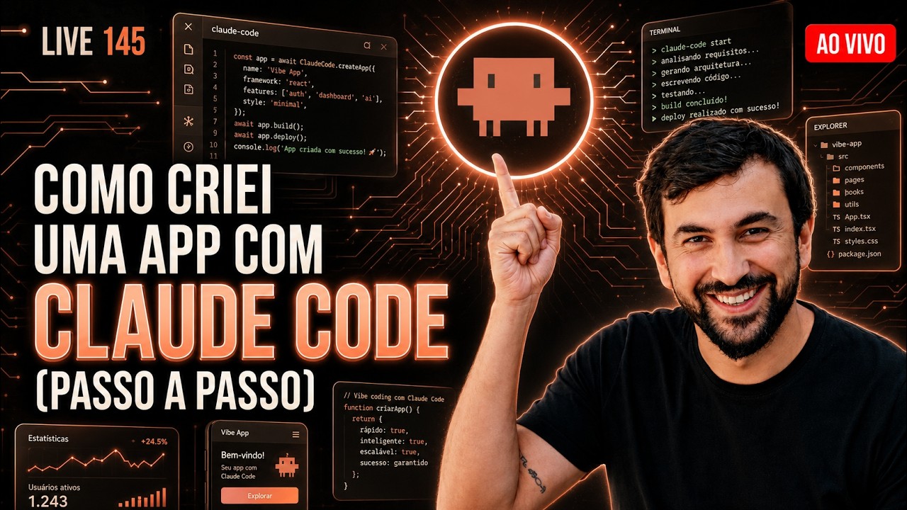 Miniatura da aula de Roberto Cortez sobre a aplicação de prognósticos com Claude Code