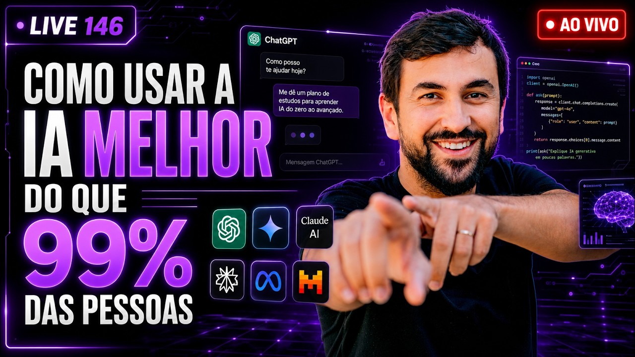 Miniatura do vídeo: Como usar a IA melhor do que 99% das pessoas| Sextas Ímpares #146